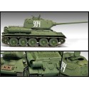 T34/85 plastic tank model n ° 112 Factory prod. 1/35 | Scientific-MHD