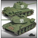 Maquette de Char en plastique T34/85 N°112 Factory Prod.1/35