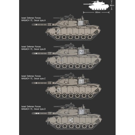 Magach 7C 1/35 plastic tank model | Scientific-MHD