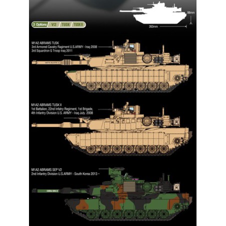 Kunststofftankmodell US Army M1A2 Tusk II 1/35 | Scientific-MHD