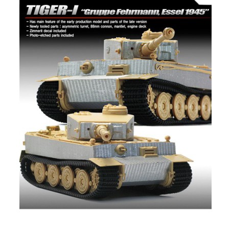 Maquette de Char en plastique TIGER-1 Fehrmann 1/35