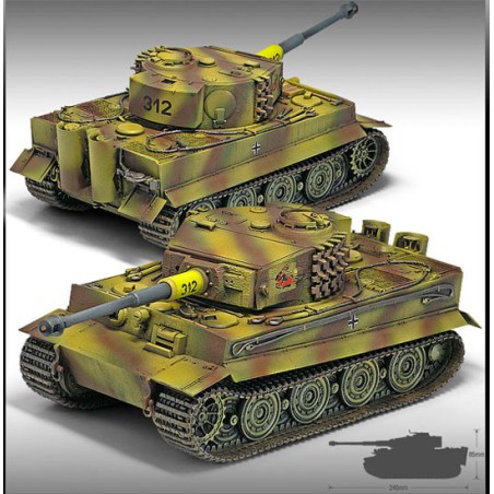 Tiger I late 1/35 plastic tag model | Scientific-MHD