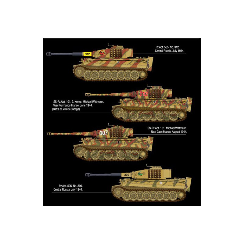 Maquette de Char en plastique TIGER I Late 1/35