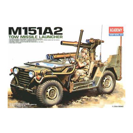 Maquette de Char en plastique M151A2 TOW JEEP1/35