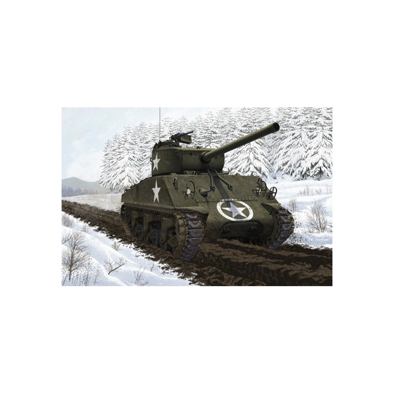 Maquette de Char en plastique M4A3 Battle of Bulge 1/35 Maquette de Char en plastique M4A3 Battle of Bulge 1/35