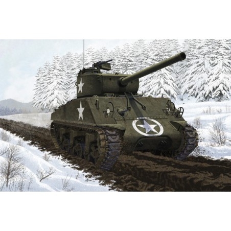 M4A3 Battle of Bulge 1/35 plastic tank model | Scientific-MHD