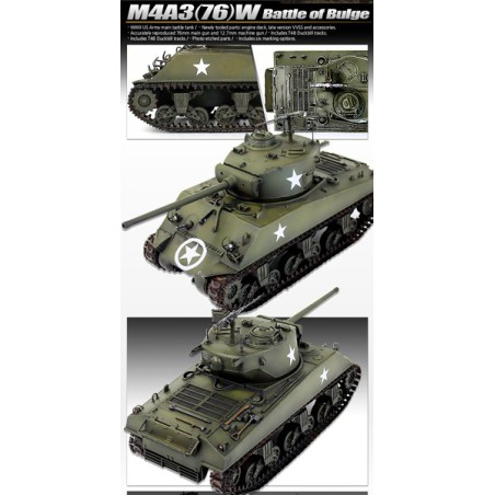 M4A3 Schlacht von Ausbuchtung 1/35 Kunststofftankmodell | Scientific-MHD