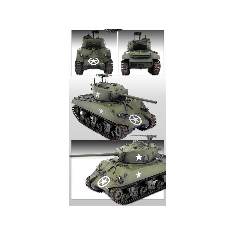 Maquette de Char en plastique M4A3 Battle of Bulge 1/35 Maquette de Char en plastique M4A3 Battle of Bulge 1/35