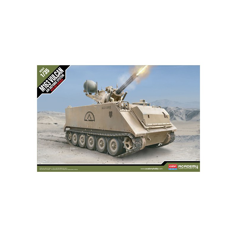 Maquette de Char en plastique US ARMY M163 VULCAN 1/35