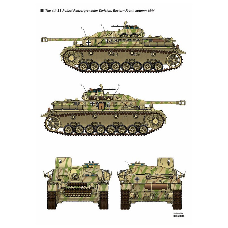 Maquette de Char en plastique German StuG IV Sd.Kfz.167 Maquette de Char en plastique German StuG IV Sd.Kfz.167