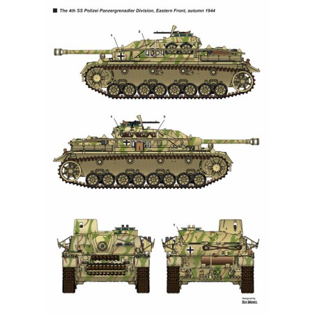 Kunststofftankmodell Deutsch Stug IV SD.Kfz.167 | Scientific-MHD