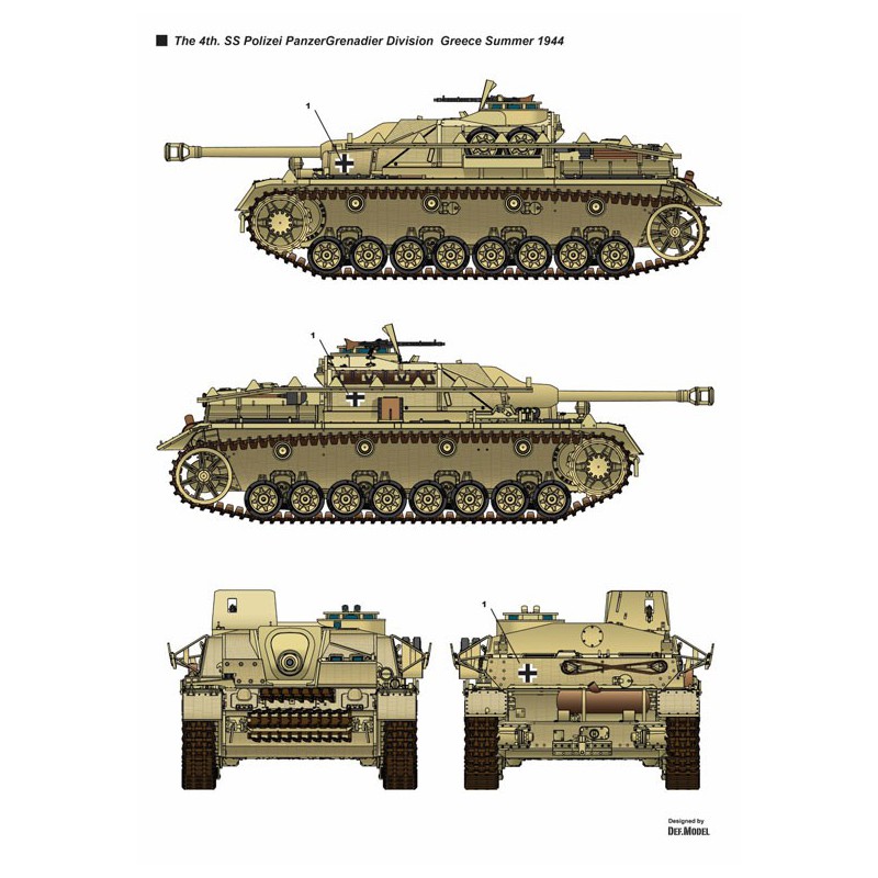 Maquette de Char en plastique German StuG IV Sd.Kfz.167 Maquette de Char en plastique German StuG IV Sd.Kfz.167