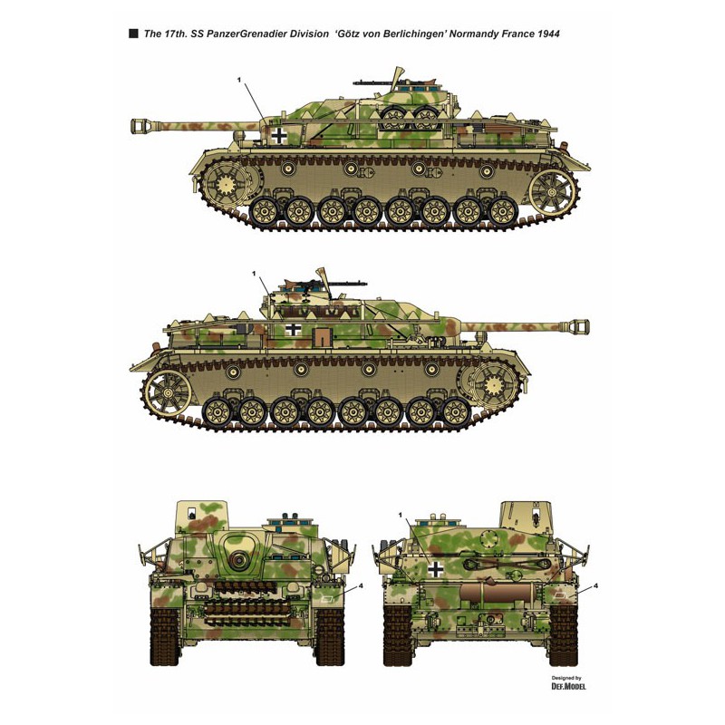 Maquette de Char en plastique German StuG IV Sd.Kfz.167 Maquette de Char en plastique German StuG IV Sd.Kfz.167