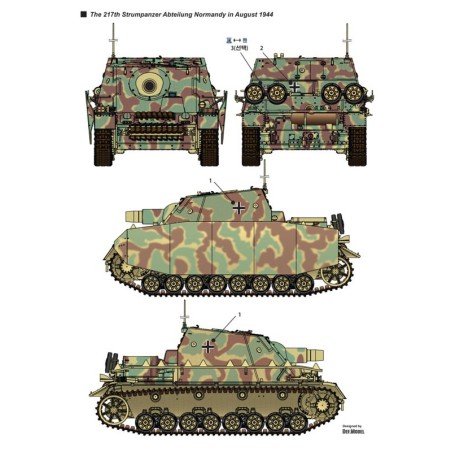 Maquette de Char en plastique Strumpanzer IV Brummbär 1/35