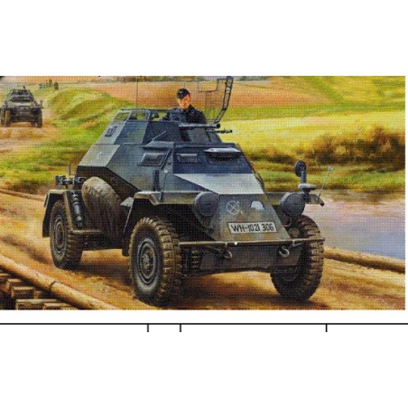 Maquette de Char en plastique 35043-Sd.Kfz.222 1/35