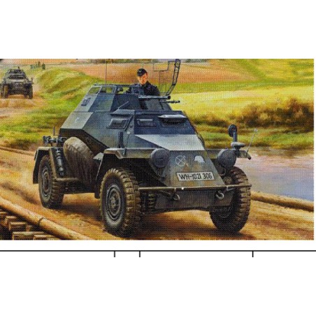 Plastic tank model 35043-sd.kfz.222 1/35 | Scientific-MHD