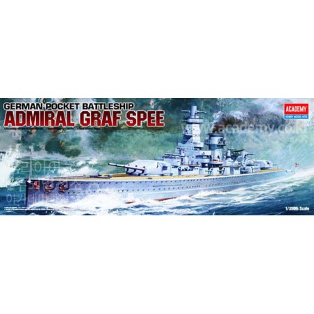 Maquette de Bateau en plastique ADMIRAL GRAF SPEE 1/350