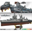 Maquette de Bateau en plastique U.S.S CA-35 Indianapolis 1/350