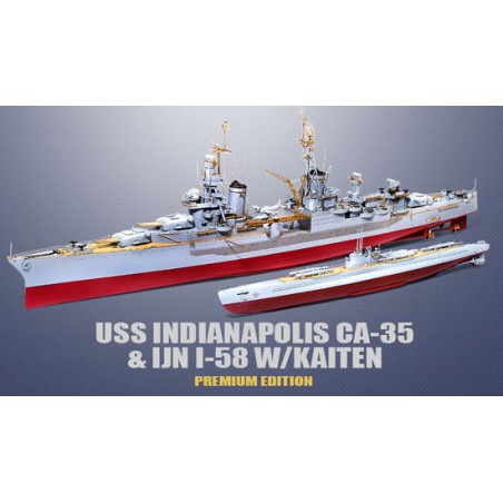 Plastic boat model CA-35 Indianapolis Premium Edition 1/350 | Scientific-MHD
