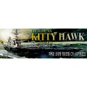 Maquette de Bateau en plastique USS KITTY HAWK1/800