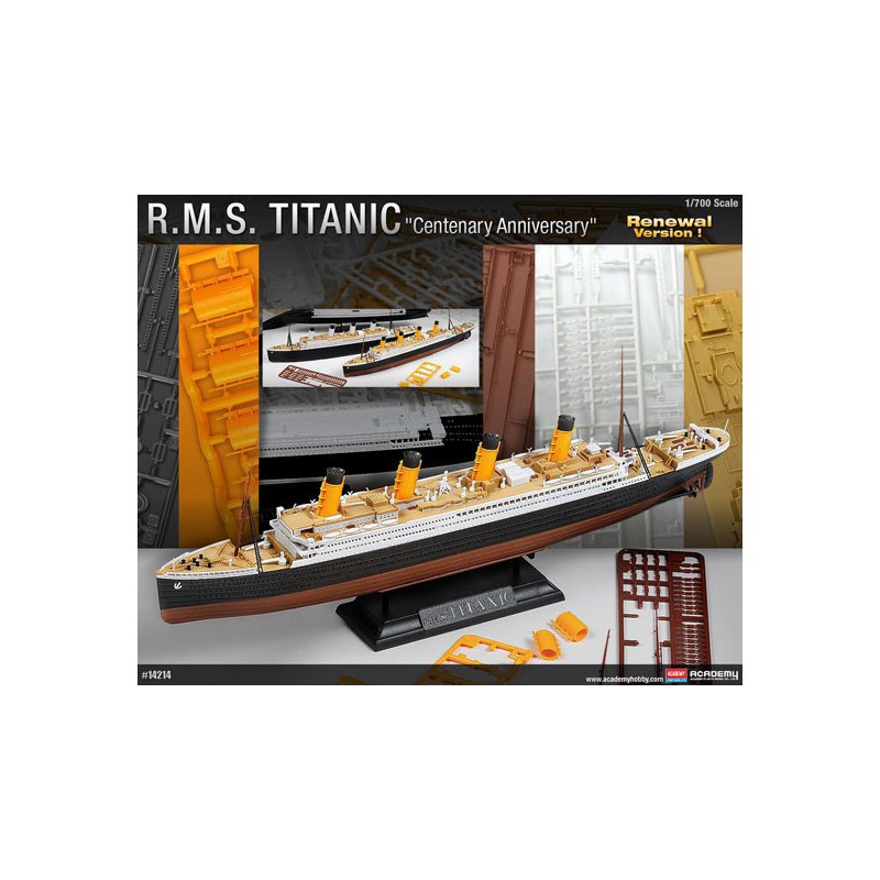 Maquette de Bateau en plastique R.M.S. TITANIC Centenary 1/700
