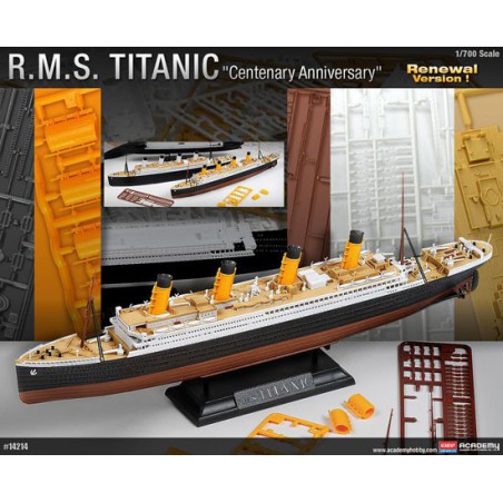 Maquette de Bateau en plastique R.M.S. TITANIC Centenary 1/700