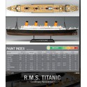 Maquette de Bateau en plastique R.M.S. TITANIC Centenary 1/700