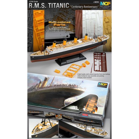 Maquette de Bateau en plastique R.M.S. TITANIC Centenary 1/700