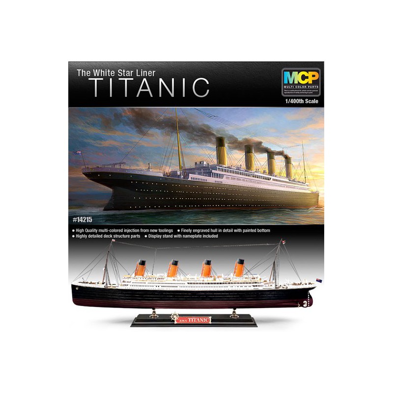 Maquette de Bateau en plastique TITANIC MCP 1/400 Maquette de Bateau en plastique TITANIC MCP 1/400
