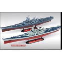 Maquette de Bateau en plastique USS Missouri BB-63 MCP 1/700