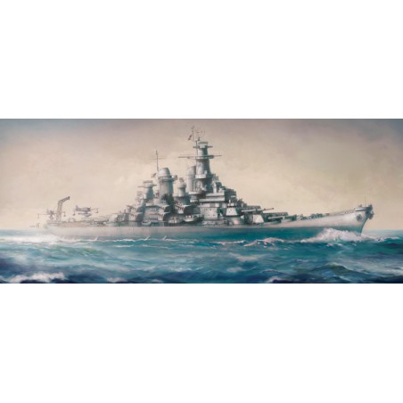 Maquette de Bateau en plastique USS Missouri BB-63 MCP 1/700