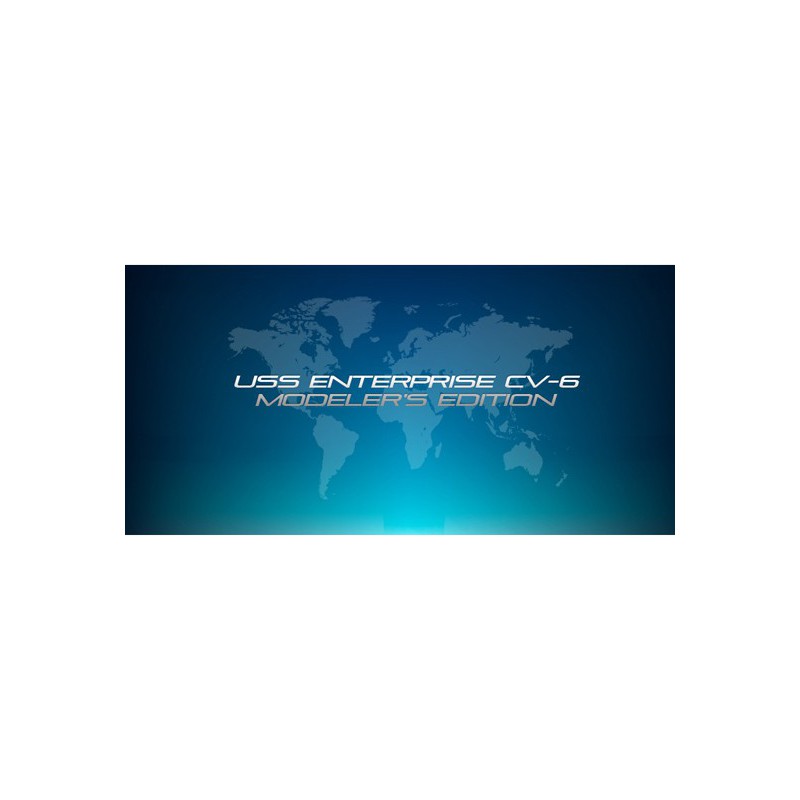 Maquette de Bateau en plastique USS Enterprise CV-6 M.E. 1/700