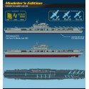 Maquette de Bateau en plastique USS Enterprise CV-6 M.E. 1/700