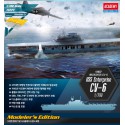 Plastic boat model USS Enterprise CV-6 M.E. 1/700 | Scientific-MHD