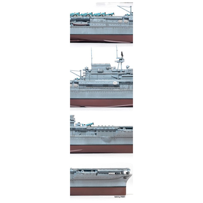 Maquette de Bateau en plastique USS Enterprise CV-6 M.E. 1/700