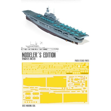 Plastikbootmodell USS Enterprise CV-6 M.E. 1/700 | Scientific-MHD