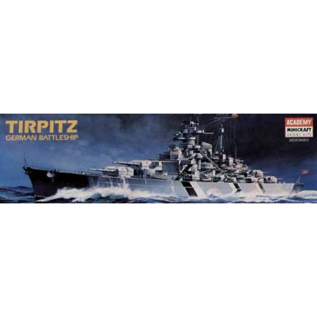 Schlachtschiff Tirpitz Kunststoffbootmodell (MTR) 1/800 | Scientific-MHD