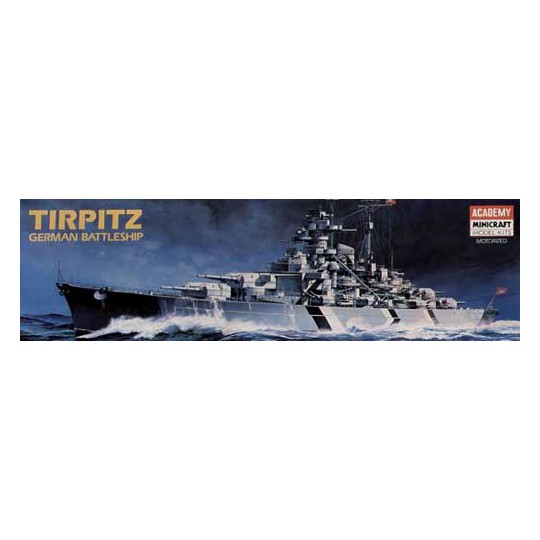 Maquette de Bateau en plastique BATTLESHIP TIRPITZ (MTR) 1/800 Maquette de Bateau en plastique BATTLESHIP TIRPITZ (MTR) 1/800