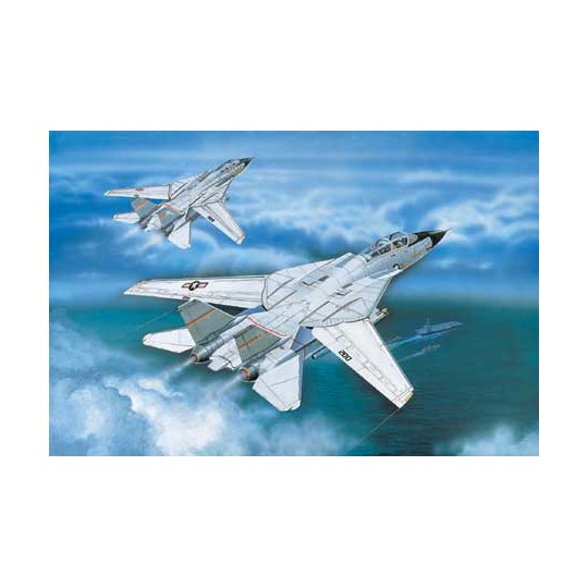 Maquette d'avion en plastique F-14A TOMCAT 1/100 Maquette d'avion en plastique F-14A TOMCAT 1/100