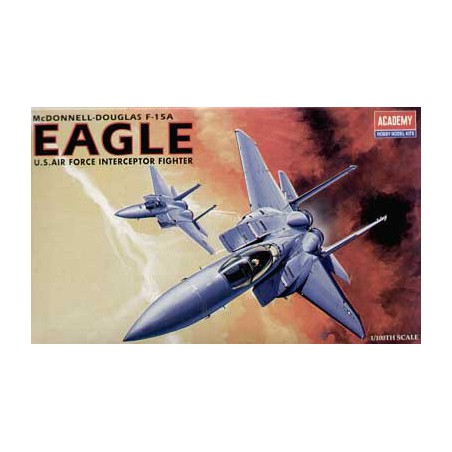 Maquette d'avion en plastique F-15 EAGLE 1/100