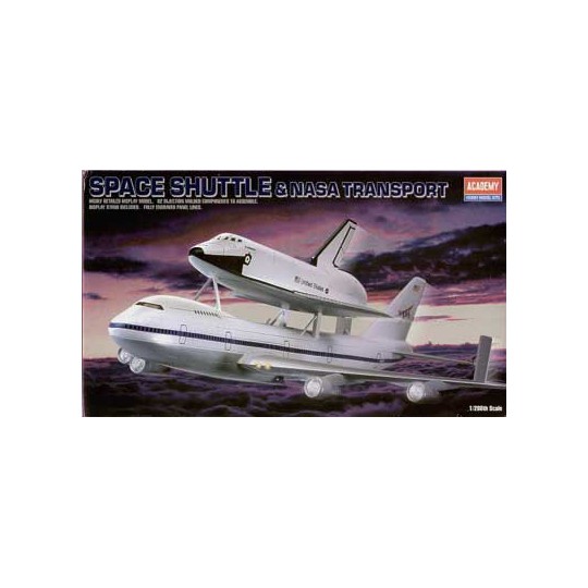 Maquette d'avion en plastique SHUTTLE + 747 CARRIER1/88 Maquette d'avion en plastique SHUTTLE + 747 CARRIER1/88