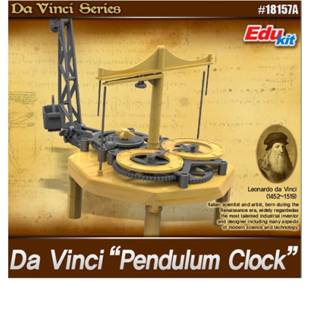 Educational plastic model hanging clock da vinci | Scientific-MHD