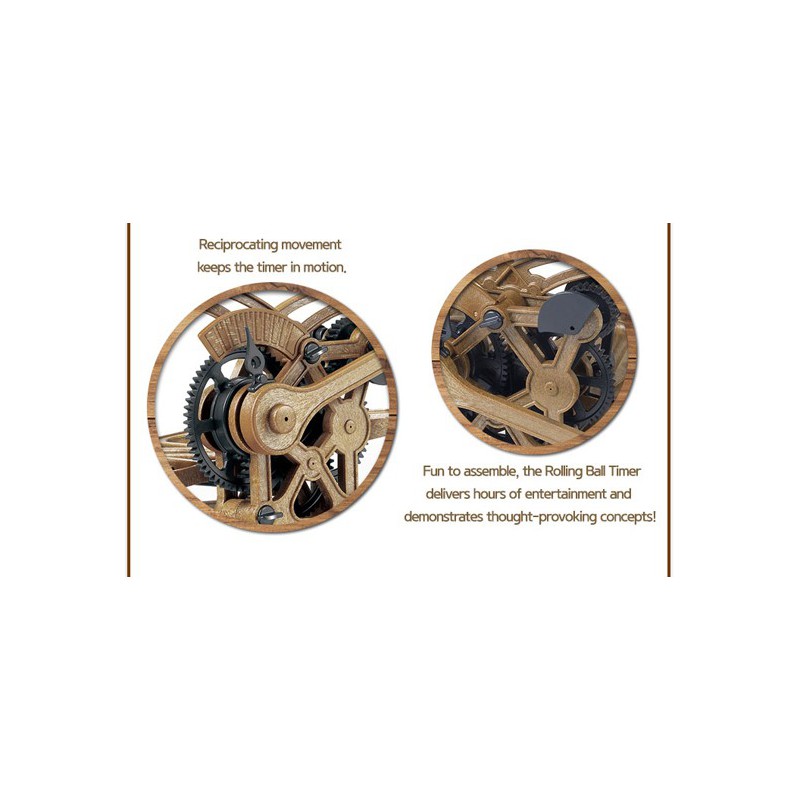 Maquette plastique éducative Da Vinci Rolling Ball Timer