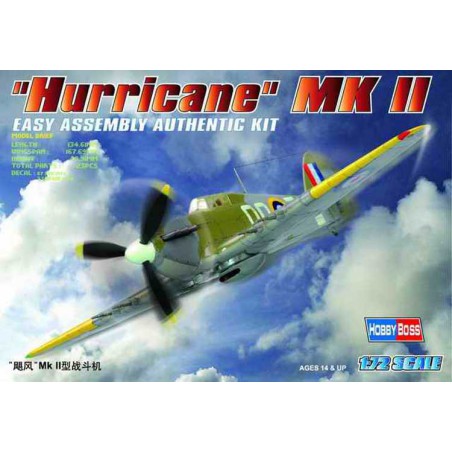 Hurrikan Mk II 1/72 Kunststoff -Kunststoffebene Modell | Scientific-MHD