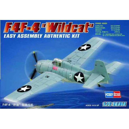 F4F-4 Wildcat 1/72 Ebenenebene Modellmodell | Scientific-MHD