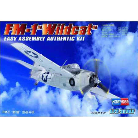 Maquette d'avion en plastique FM-1 Wildcat 1/72