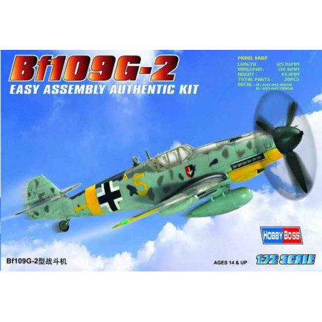 Maquette d'avion en plastique BF 109G-2 1/72