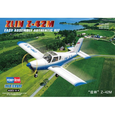 Zlin Z-42m1/72 plastic plane model | Scientific-MHD