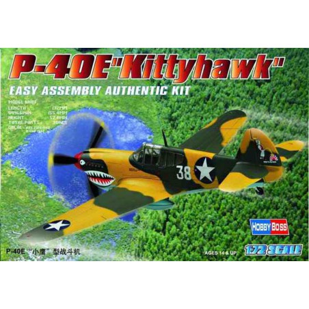 P-40 E Kittyhawk 1/72 Kunststoffebene Modell | Scientific-MHD