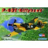 Maquette d'avion en plastique P-40 E Kittyhawk 1/72